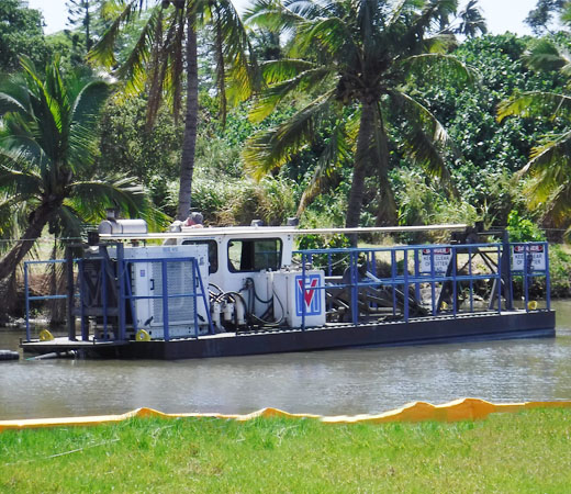 A VMI MD-415 horizontal dredge working on location in Hawaii